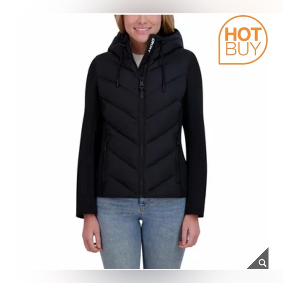 Dkny Jackets & Blazers - DKNY Women's Mixed Media Coat - Jacket NWT XL